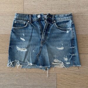 Zara demin mini skirt